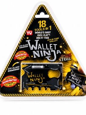 Multi-Tool Money Clip in Black